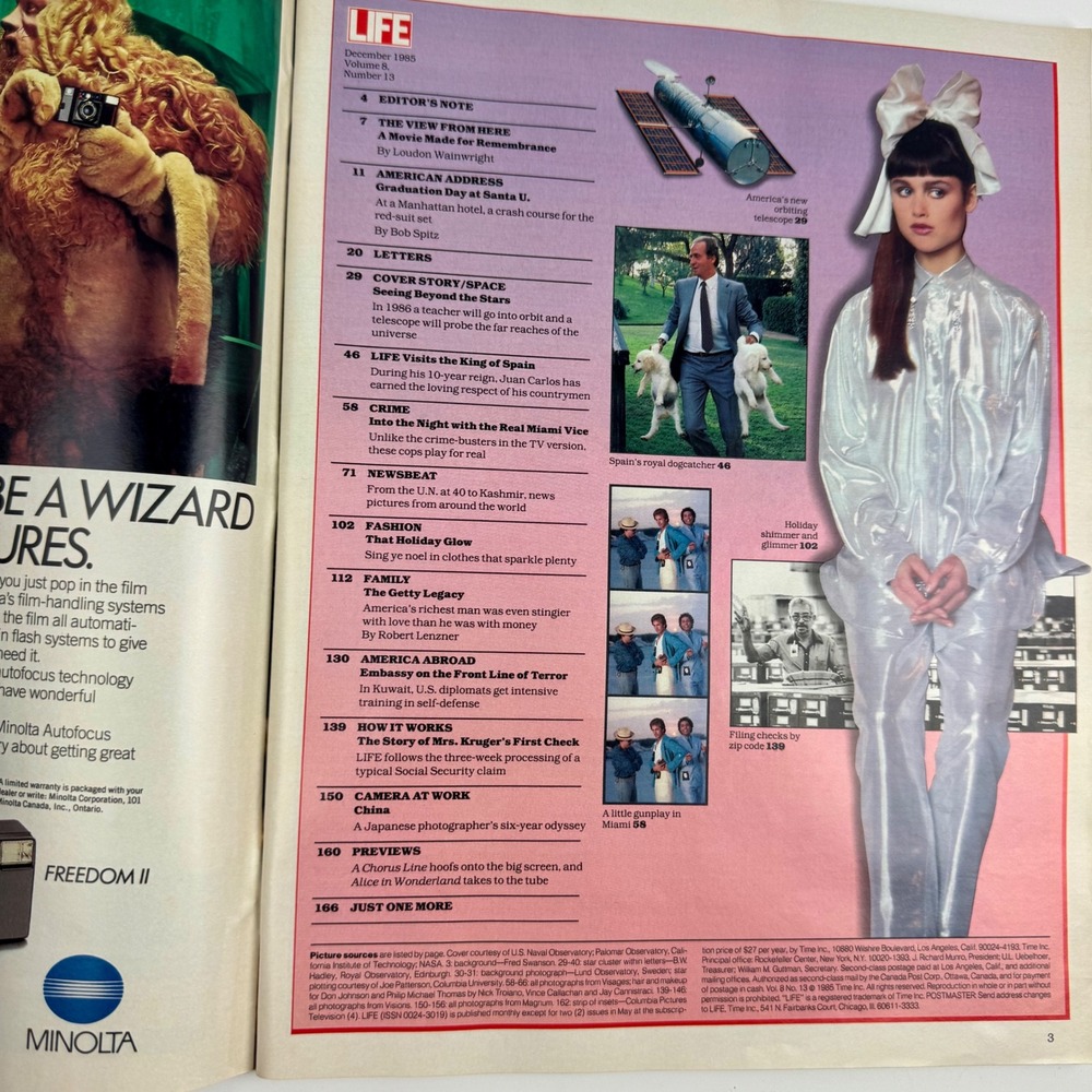 Life Magazine December 1985 Space‎ Exploration Astronaut Cover Vol 8 No 13 - Picture 3 of 3